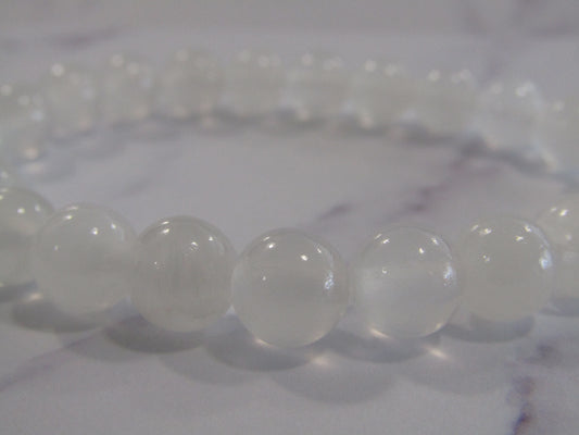 Selenite bracelet - 8mm