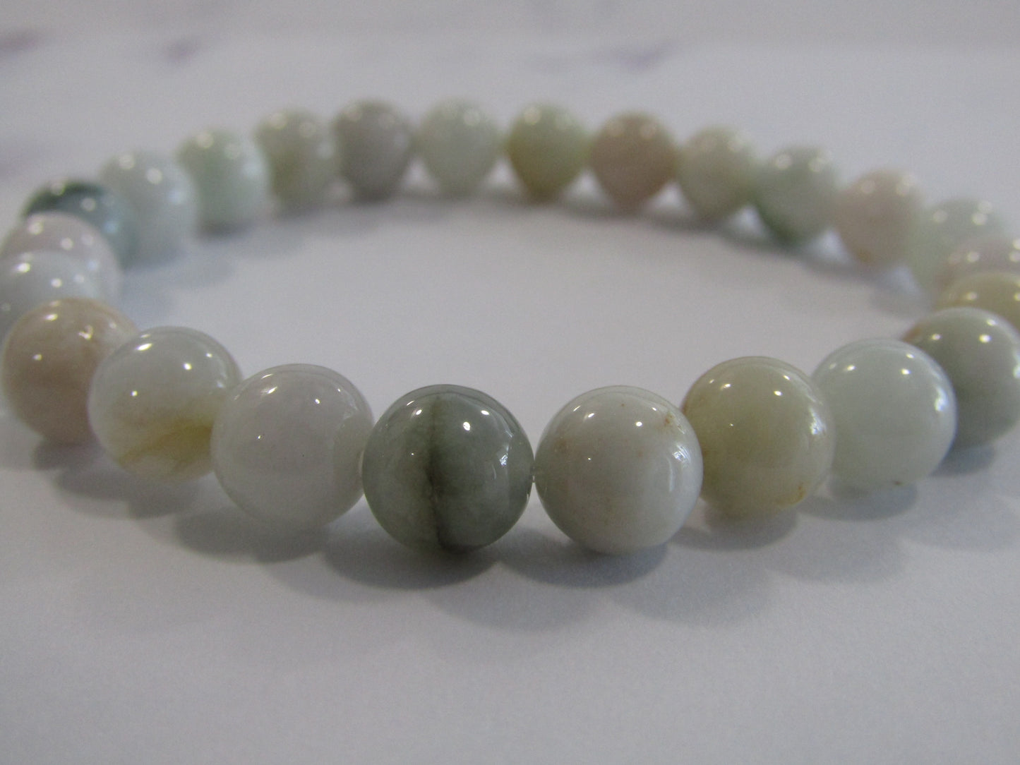 Grade A Jadeite bracelet - 8mm