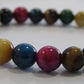 Colourful Tigers Eye (dyed) bracelet - 8mm