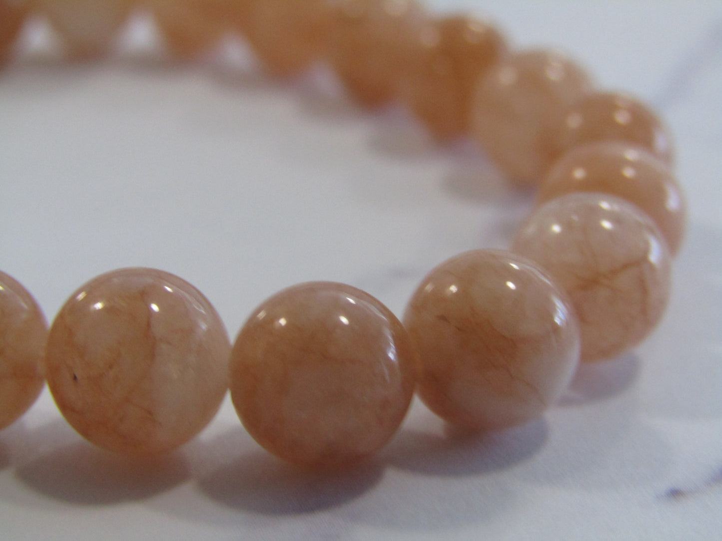 Sunstone bracelet - 8mm