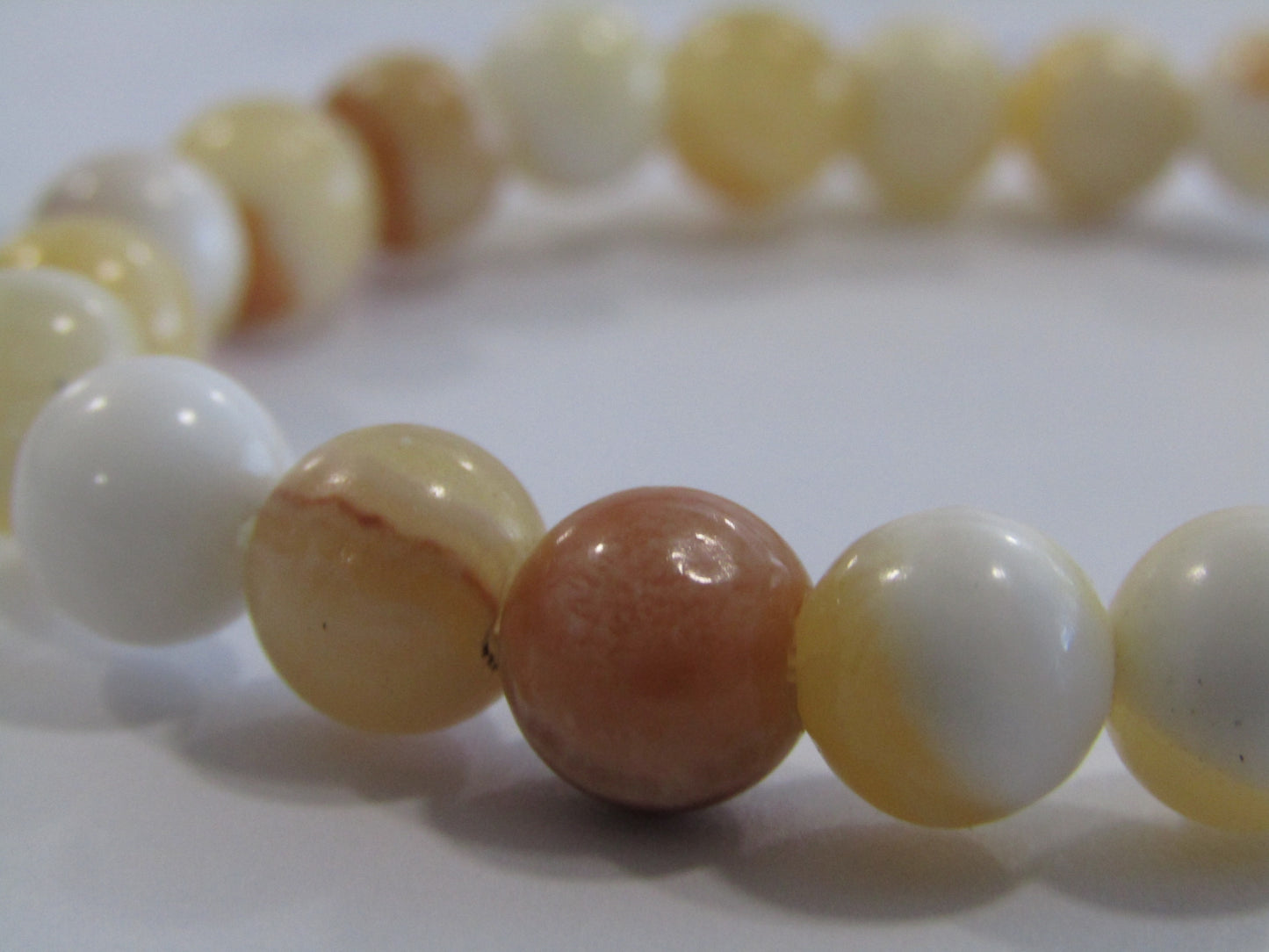 Honey Jade bracelet - 8mm