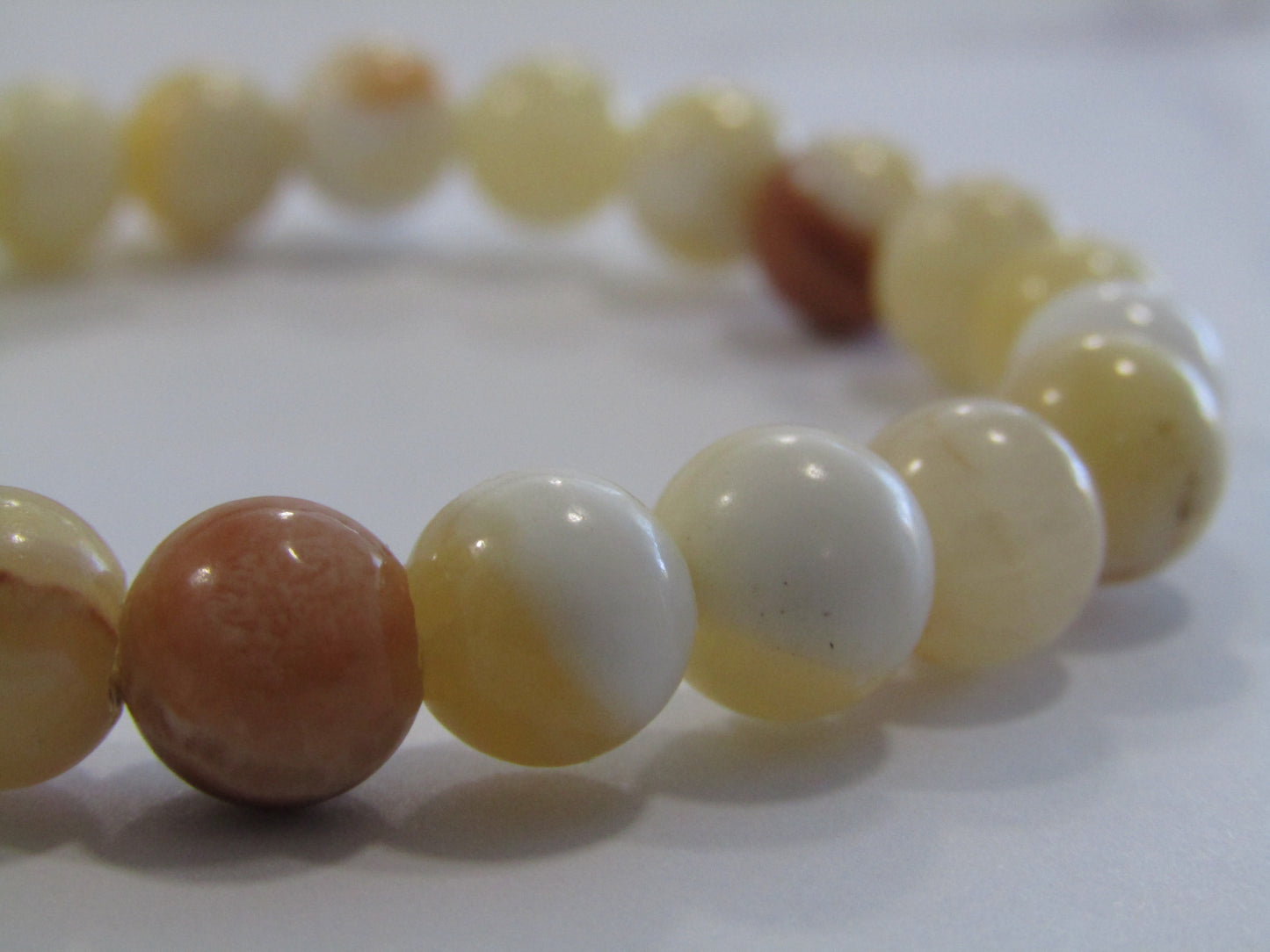 Honey Jade bracelet - 8mm