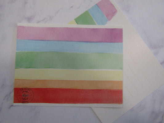 Note Card - Blank Rainbow