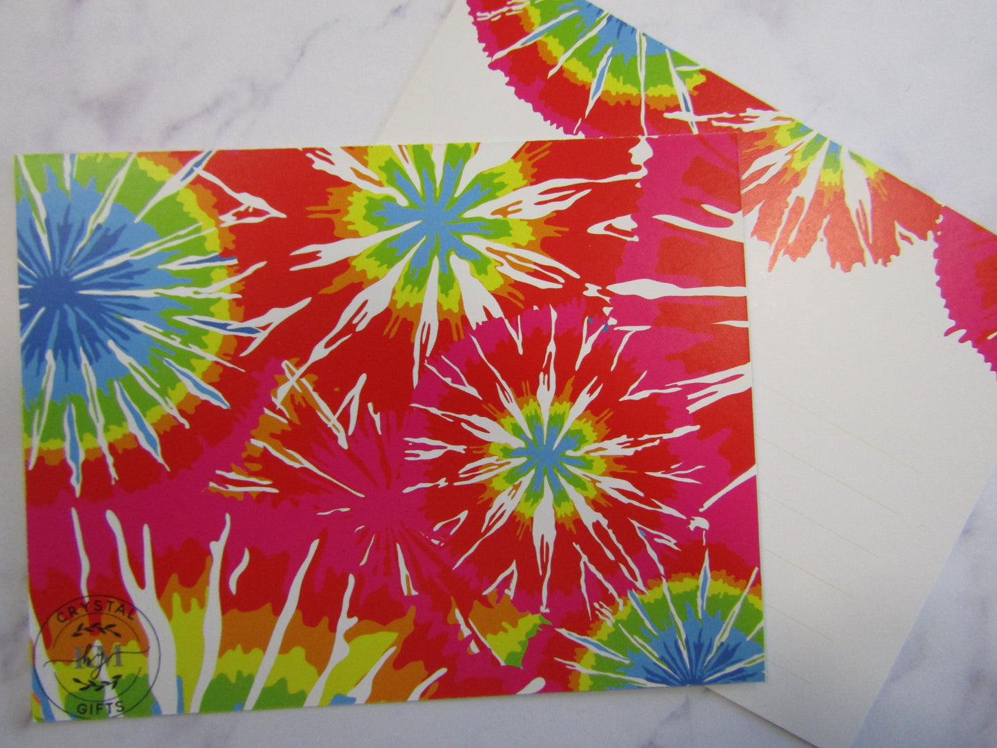 Note Card - Tie Dyed