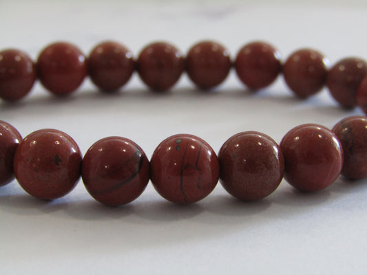 Grade A- Red Jasper bracelet