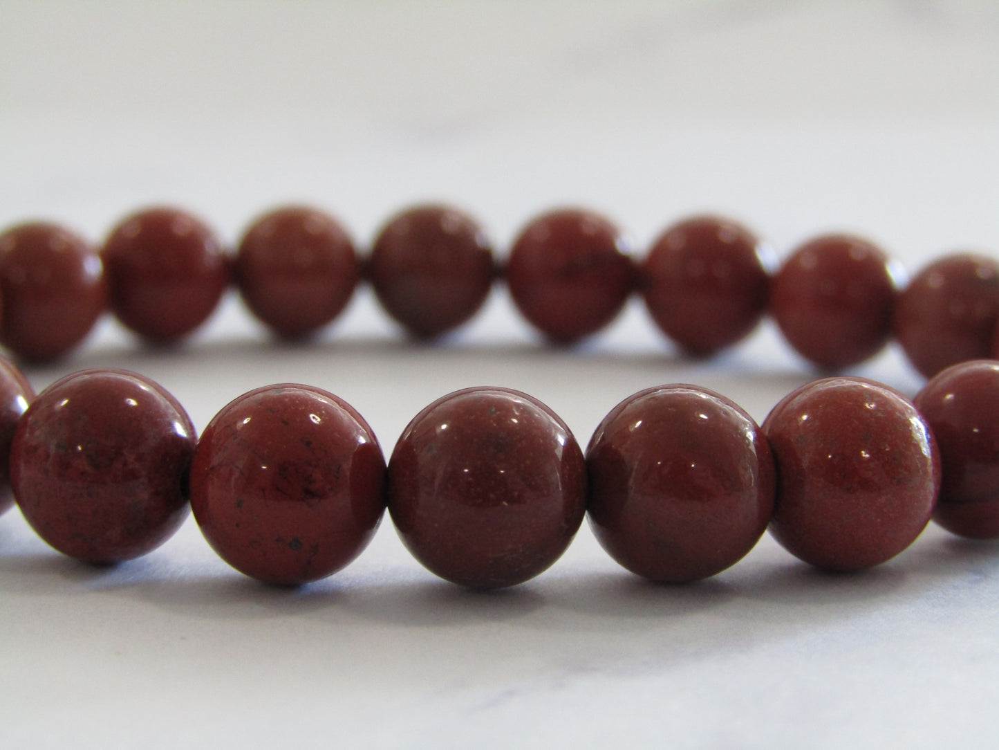 Grade A- Red Jasper bracelet