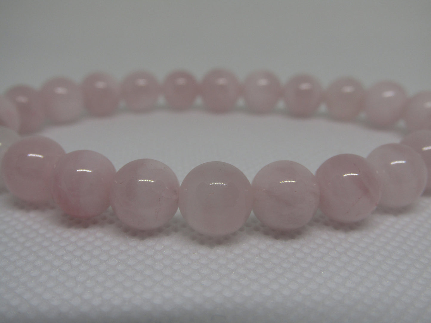 Grade A Madagascar Rose Quartz (8mm) bracelet