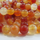 Mixed Carnelian bracelet - 8mm