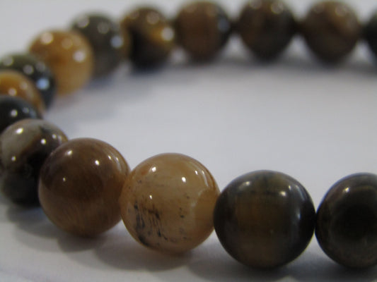 Mixed Tigers Eye bracelet - 8mm