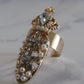 Gift Box - 18k Gold Plated Fingernail Ring Luxury Nails