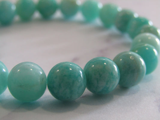 Peruvian Amazonite bracelet - 8mm