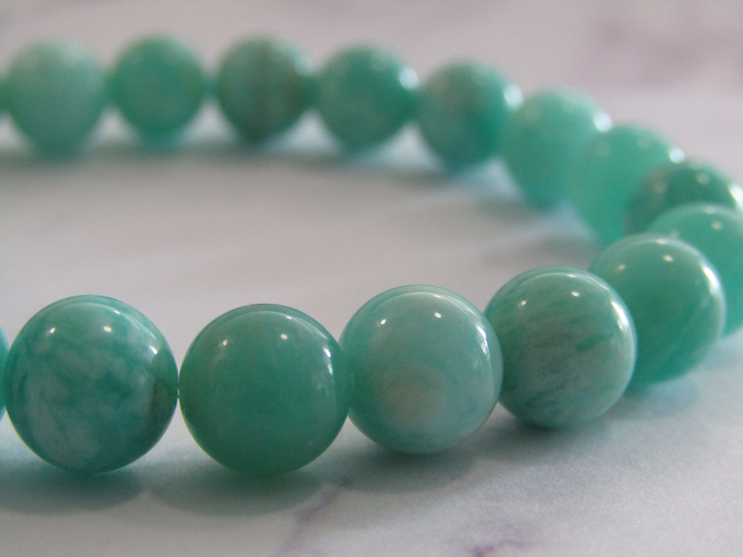 Peruvian Amazonite bracelet - 8mm