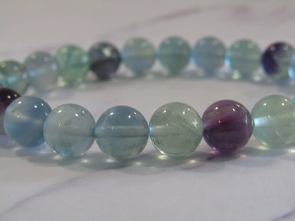 Grade A Fluorite (8mm) bracelet