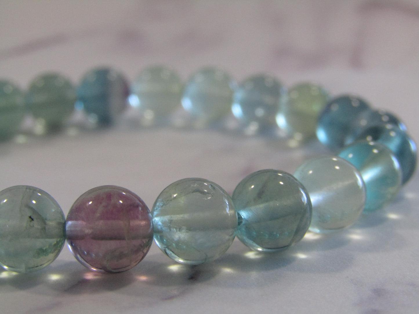 Grade A Fluorite (8mm) bracelet